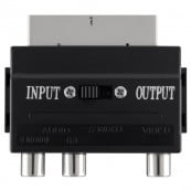 Переходник для кабеля Belkin SCART-S-Video/3xRCA мама