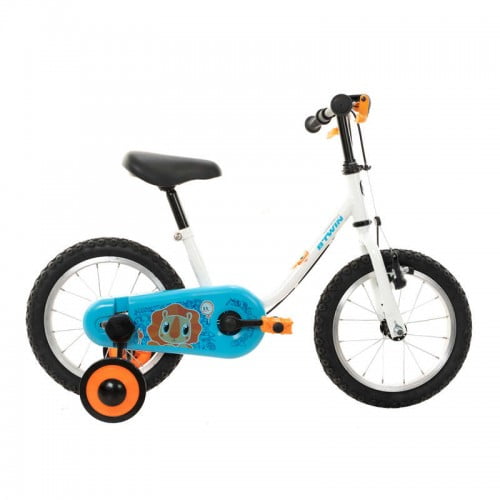 Детский велосипед от 3 до 5 лет прогулочный 14" PETITBLUE 100 BTWIN